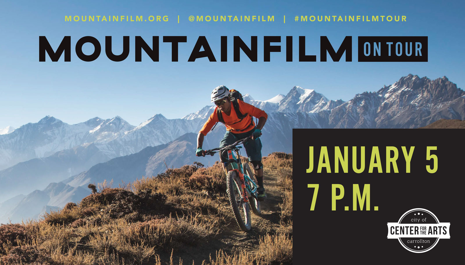 Mountainfilm on tour to arrive at the Carrollton Center for the Arts